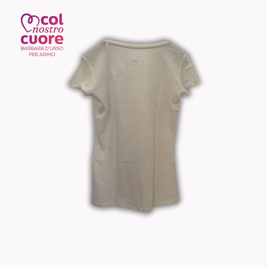 T-shirt in cotone "io, tu e..." - dressed by Barbara d'Urso